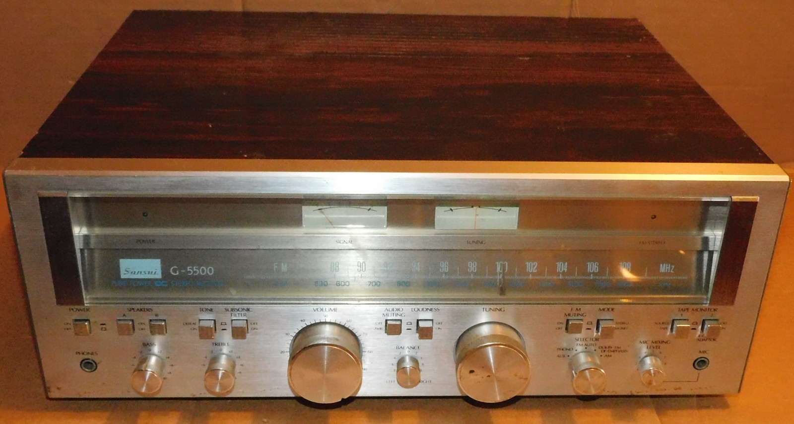 Sansui G 5500 vintage audio equipment - eBay listing photo 1