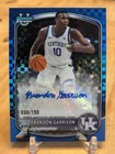 2025 Bowman Chrome Brandon Garrison  Blue Xfractor Auto /150 ##CPA-BG
