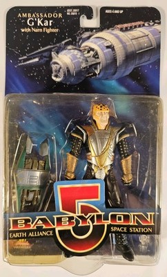 Babylon 5 G'kar W/ Narn Fighter Exclusive Premiere WB Toys (1997) New Sealed Htf