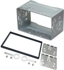 Car Stereo Double DIN Universal Cage with Frame, Installation Dash Kit Mounting