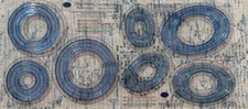 Creative Memories Custom Cutting System OVAL & CIRCLE  Cutting Patterns - Shapes