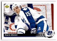 1992-93 Upper Deck Dmitri Mironov Toronto Maple Leafs #83