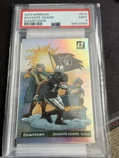 2023 Panini Donruss Davante Adams Downtown! Case Hit PSA 9 SSP