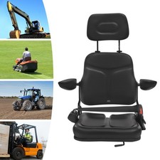 Tractor Seat Adjustable Tractor Seat Universal Seat w/Backrest 100kg/220 lbs