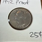 1942 Washington Quarter PROOF