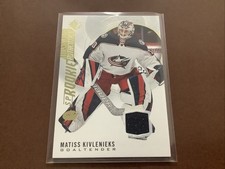 Matiss Kivlenieks 2020-21 Upper Deck SP Rookie Authentics Jersey RC Card #102
