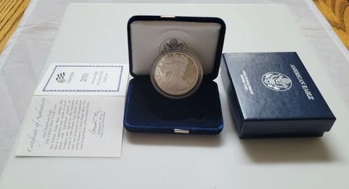 2010-W American Eagle Silver Dollar Proof - Box COA