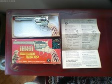 Mattel Fanner 50 Bullet Loading Cap Pistol / Gun With Original Box No Bullets