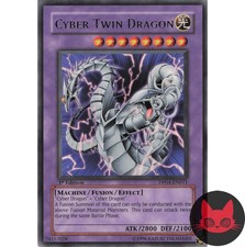 Yugioh Cyber Twin Dragon DP04-EN011 Rare 1st Edition NM