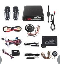 EASYGUARD EC002-FO2-NS Smart Key PKE Car Alarm System - Remote Engine Start  Pu