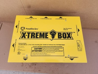 Southwire X-treme Power  Distribution Box,  50-Amp, 125/250V 