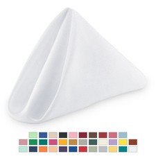Cloth Napkins Fabric Dinner Party Washable Polyester Cotton Table Napkins 50cm