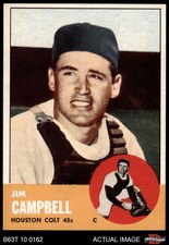 1963 Topps #373 Jim Campbell Colt 45s 6 - EX/MT