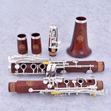 MORESKY Red Wood Clarinet 18 Keys Bb Rosewood Mopane Keys Sib Klarnet M121