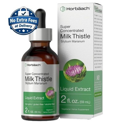 Gotas de Extracto Cardo Mariano 2 oz, Sin Alcohol | Suplemento Silybum marianum