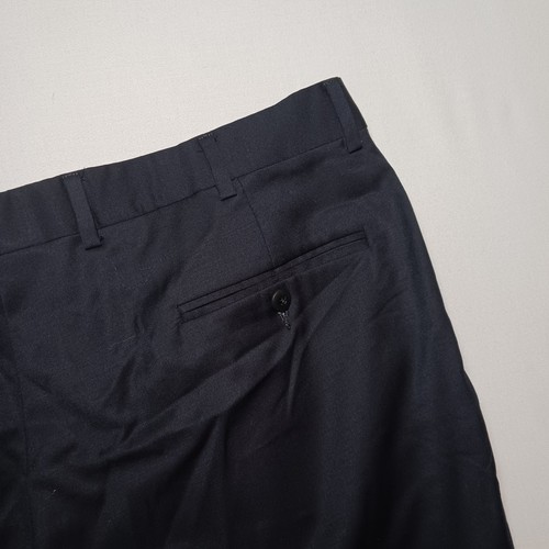 Vintage Ralph Lauren Mens Wool Trousers 40X32 Navy Blue Pleated Cuffed by Ralph Lauren, $22.97 - Photo 9