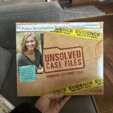 Unsolved Case Files Cold Case Murder Mystery Game Harmony Ashcroft NEW