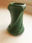 Weller Pottery Matte Green Twist Vase. Arts And Crafts Period. 1900's 1910