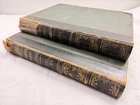 1833 Antique 2 Vol Set The Works of William Hogarth Art Books w/ Plates - Rough