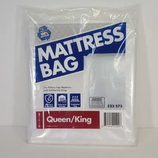 Pratt Queen/King Pillow Top Mattress Bag 78" x 14' x 100" for Storage & Moving