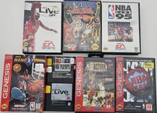 NBA Jam TE Hang Time Live 98 Star Lakers Sega Genesis Game Lot Bundle Collection