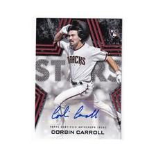 Corbin Carroll 2023 Topps Series 1 Baseball Stars Auto RC BSACC Black 162/199