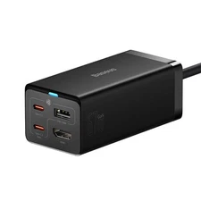 Charger Baseus GaN5 Pro, 2xUSB-C + USB + HDMI, 67W, black