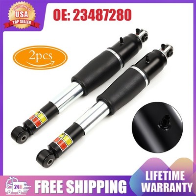 2PC Genuine Rear Air Shock Absorbers Fit 07-14 Cadillac Escalade Chevy Tahoe GMC