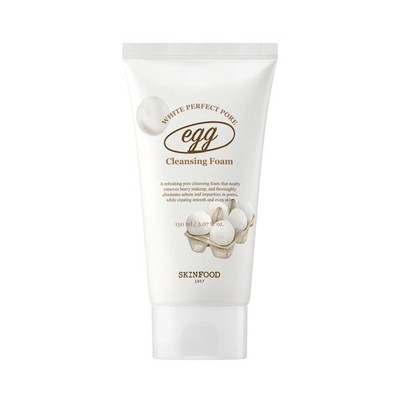 SKINFOOD Egg Perfect Pore Cleansing Foam 150ml - Egg Yolk, Albumin Contained Por