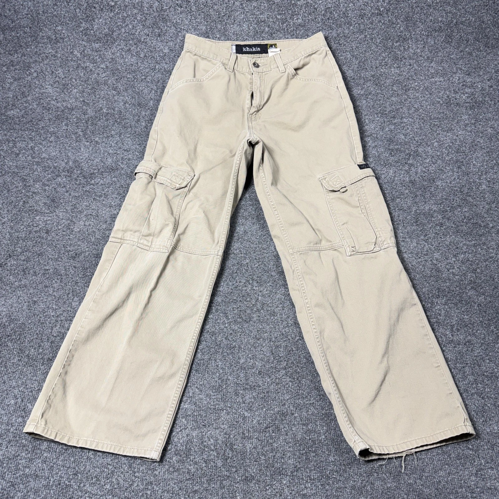 Levis Pants Mens 29x30 Beige Cargo Silvertab Khakis Student Relaxed Fit Baggy