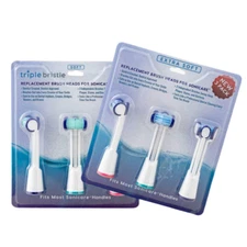 3-sided Replacement Brush Heads Compatible with Sonicare Brand Toothbrushes