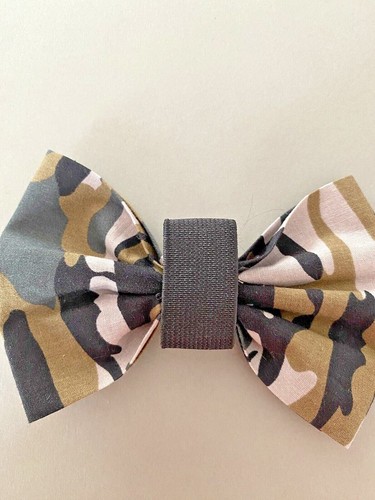 Dog Slide on Collar Bow Ties - Camouflage design - Picture 5 of 14