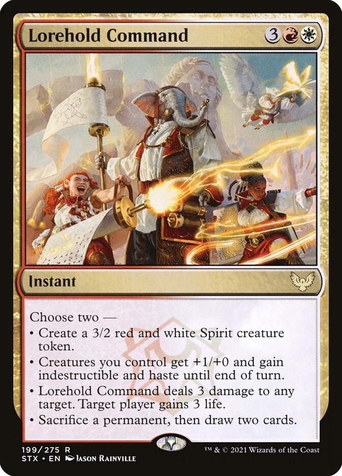 Magic the Gathering (mtg): STX: Lorehold Command - Rare - Foil