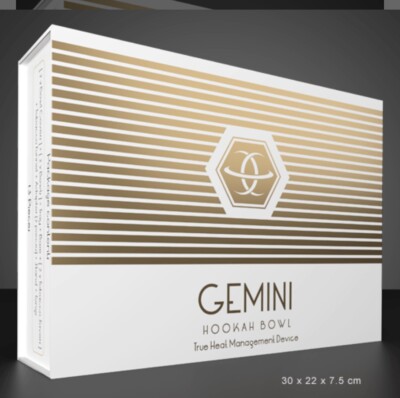 Gemini Extended Packag Hookah Bowl Tobacco Smoking Shisha Metals Tongs