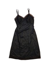 Young American Maid Vintage Black Nightgown Size 11