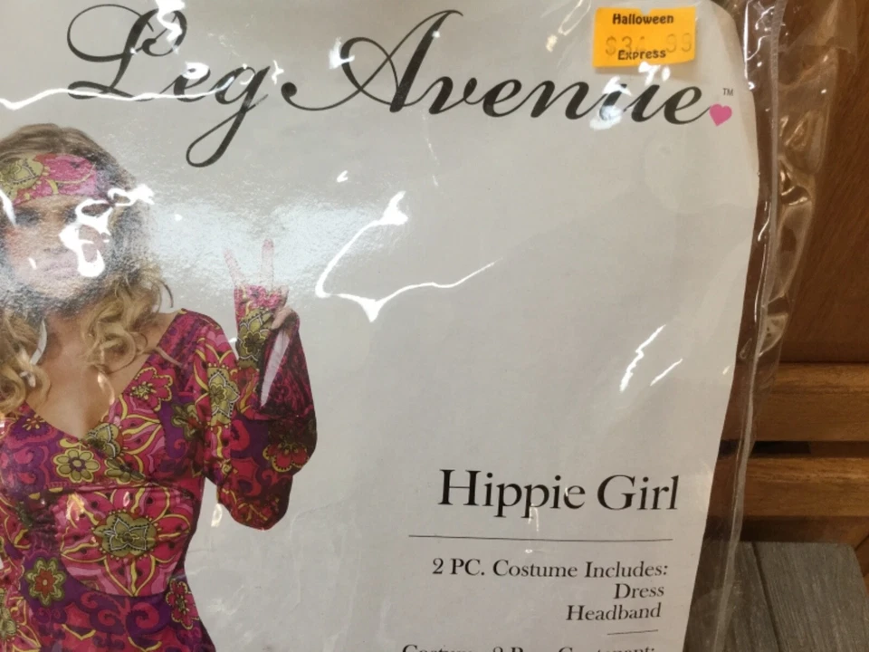 Disfraz de Halloween Leg Avenue Hippie Niña Talla S/M Foto 2 de 4
