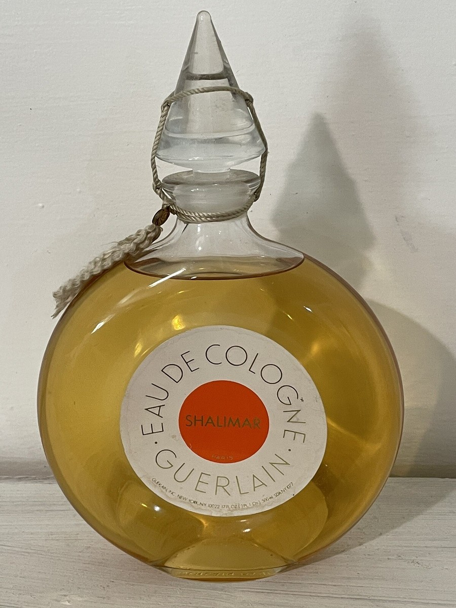 Huge Vintage 17 OZ Bottle Of Sealed Guerlain Shalimar Eau De