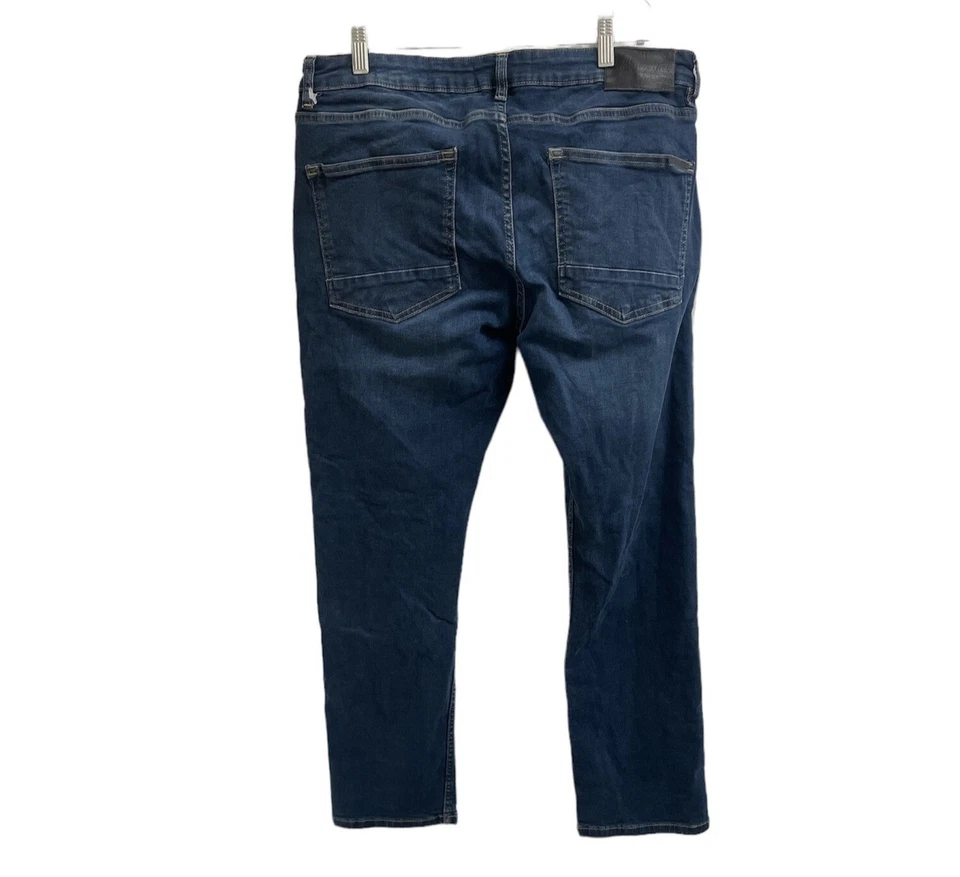 Jeans DCC azules para hombre ajustados rectos talla 36 x 29 SKU 1510 Foto 3 de 4
