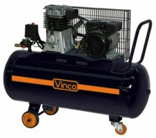 Vinco 60604 100L Compressore d’Aria Lubrificato - Nero
