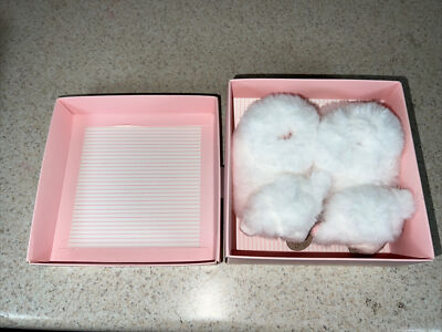 DOUDOU Et Compagnie Paris Lamb Rattle Baby Booties Slippers WHITE Pink
