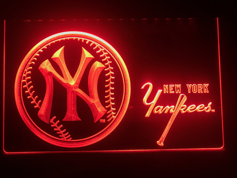 Yankees Baseball New York team logo LED Neon Sign bar décor size
