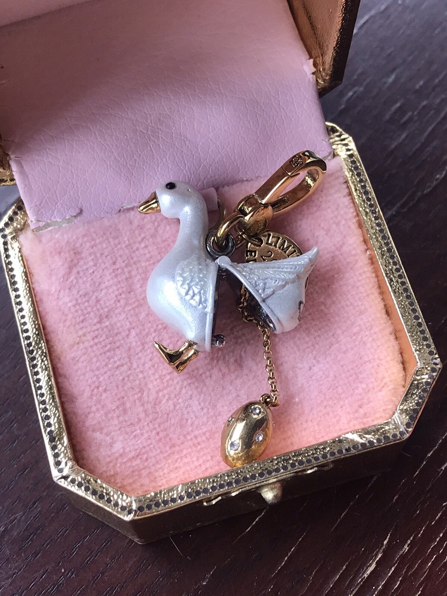 Juicy Couture Limited Edition Goose with golden Egg Charm Tagged