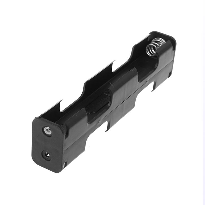 9V AA Battery Storage Holder Black Plastic Organizer Case for Duracell Energizer  -image