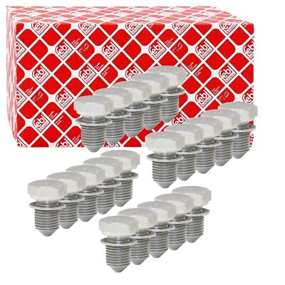 Ölablassschraube 20X FEBI M14 x 1,5 mm für Audi A3 A4 Seat Skoda VW T5 Polo Golf