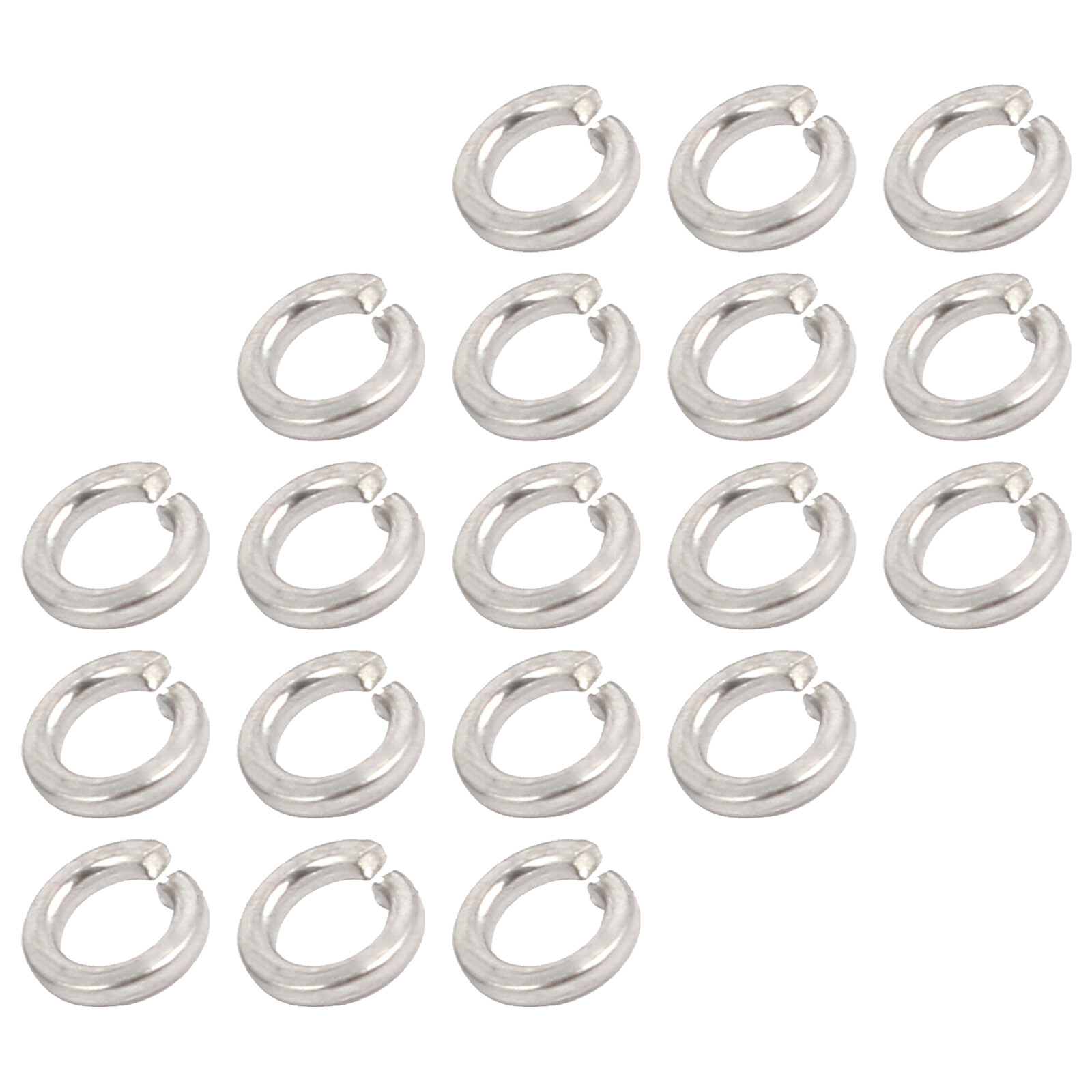 80 x Split Lock Washer M1.6 304 Stainless Steel Spring Washer Elastic Gasket