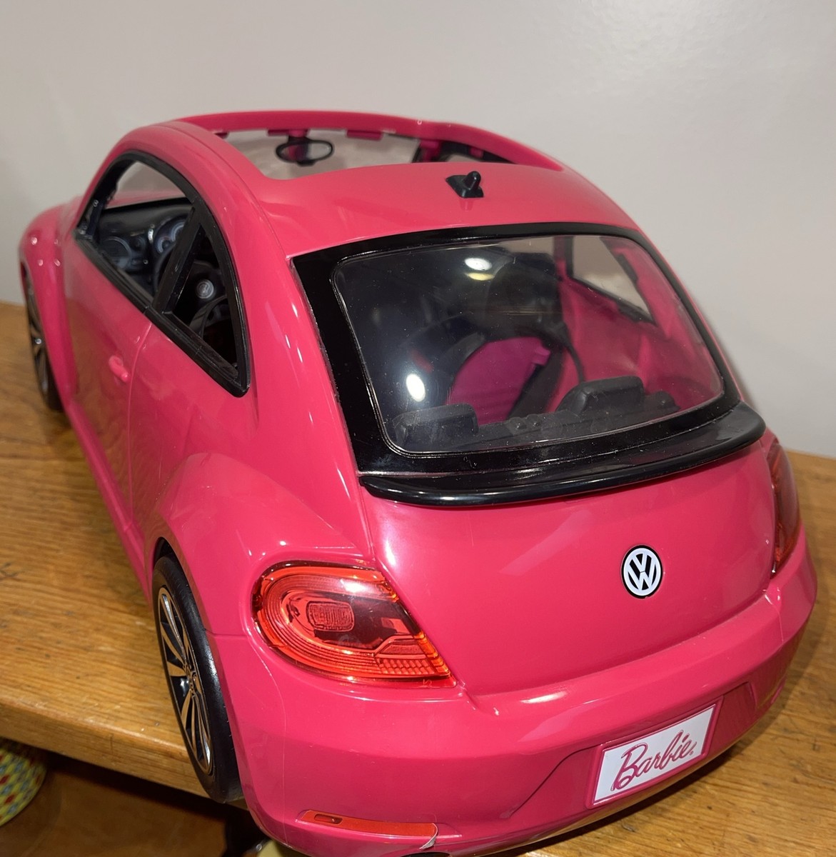 Barbie Hot Pink VW Volkswagen Beetle Bug Mattel 2013 Car | eBay