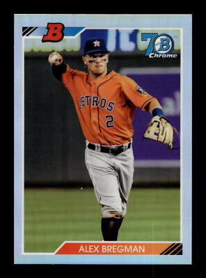 2017 Bowman Baseball #92B-AB Alex Bregman Refractor 1992 Chrome Houston Astros