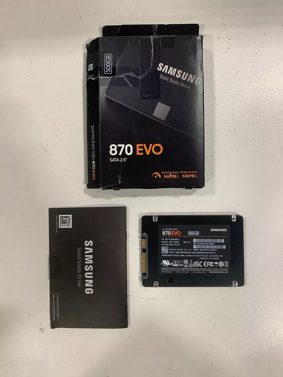 870 EVO 2.5&#034; SATA III Internal SSD (MZ-77E500B/AM) 887276431987 | eBay