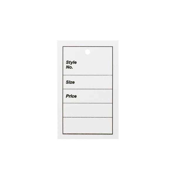 THESFS LIMITED 1000 Unstrung Clothes/ Garment Reference Stock Ticket/ Tags/ Labels