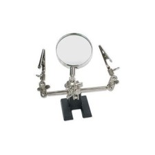 Third Hand 4x MAGNIFIER w/ CLAMPS ~ Good Soldering and Close-up Jewlery TOOL